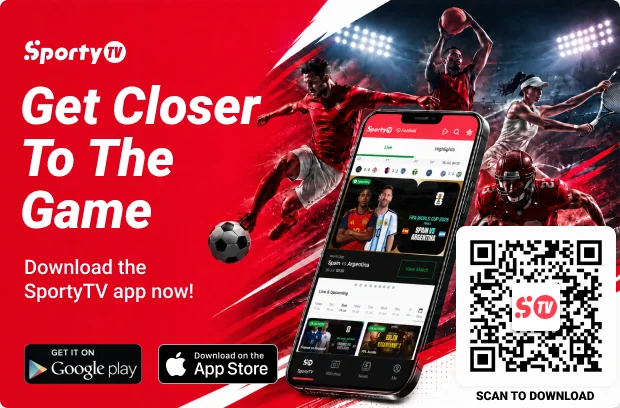 Scan the QR code to download the SportyTV app